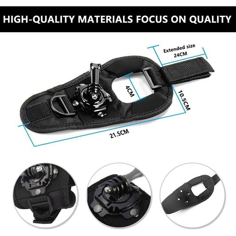 Correa de Muñeca Reflex 360° para Cámaras de Acción - GoPro, AKASO, DJI OSMO