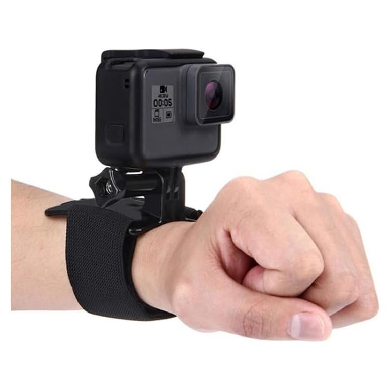 Soporte de Muñeca Ajustable Reflex para Cámara de Acción - Compatible con GoPro Hero, DJI, Insta360