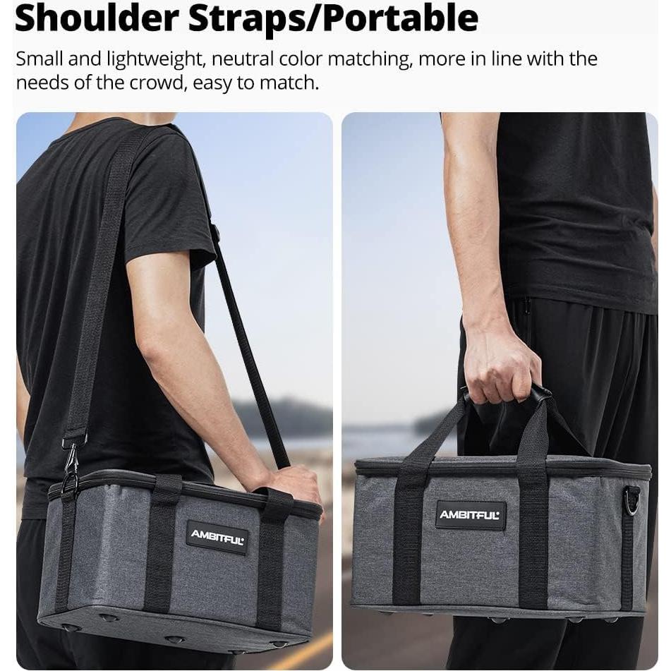 Bolsa de Cámara AMBITFUL PB18 con Compartimentos Ajustables