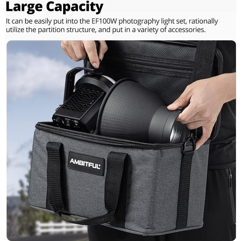 Bolsa de Cámara AMBITFUL PB18 con Compartimentos Ajustables