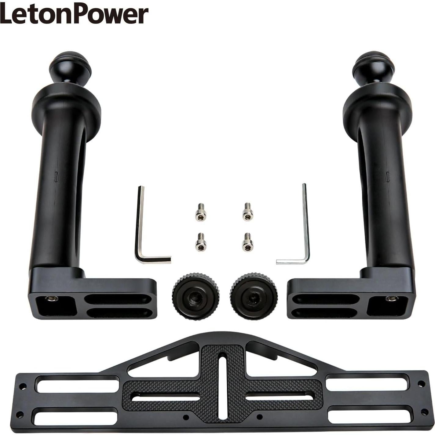 Bandeja de cámara submarina LetonPower con 2 brazos articulados