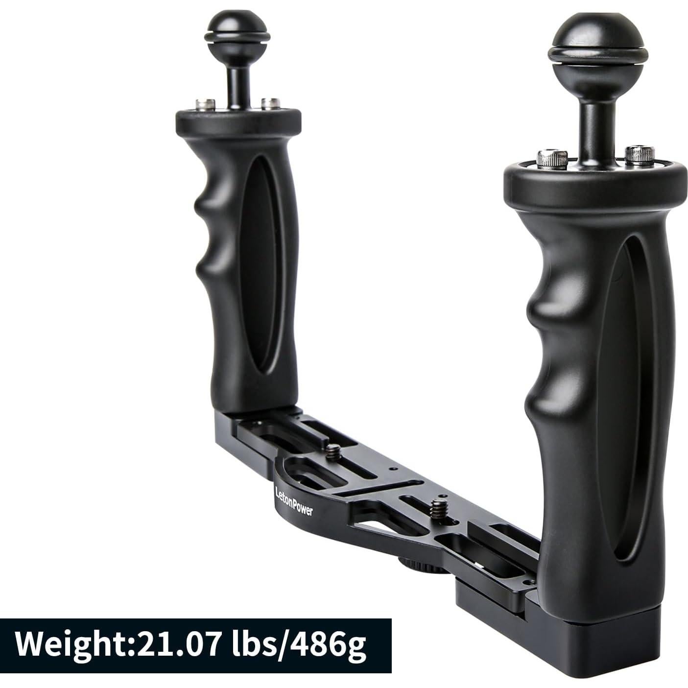 Bandeja de cámara submarina LetonPower con 2 brazos articulados