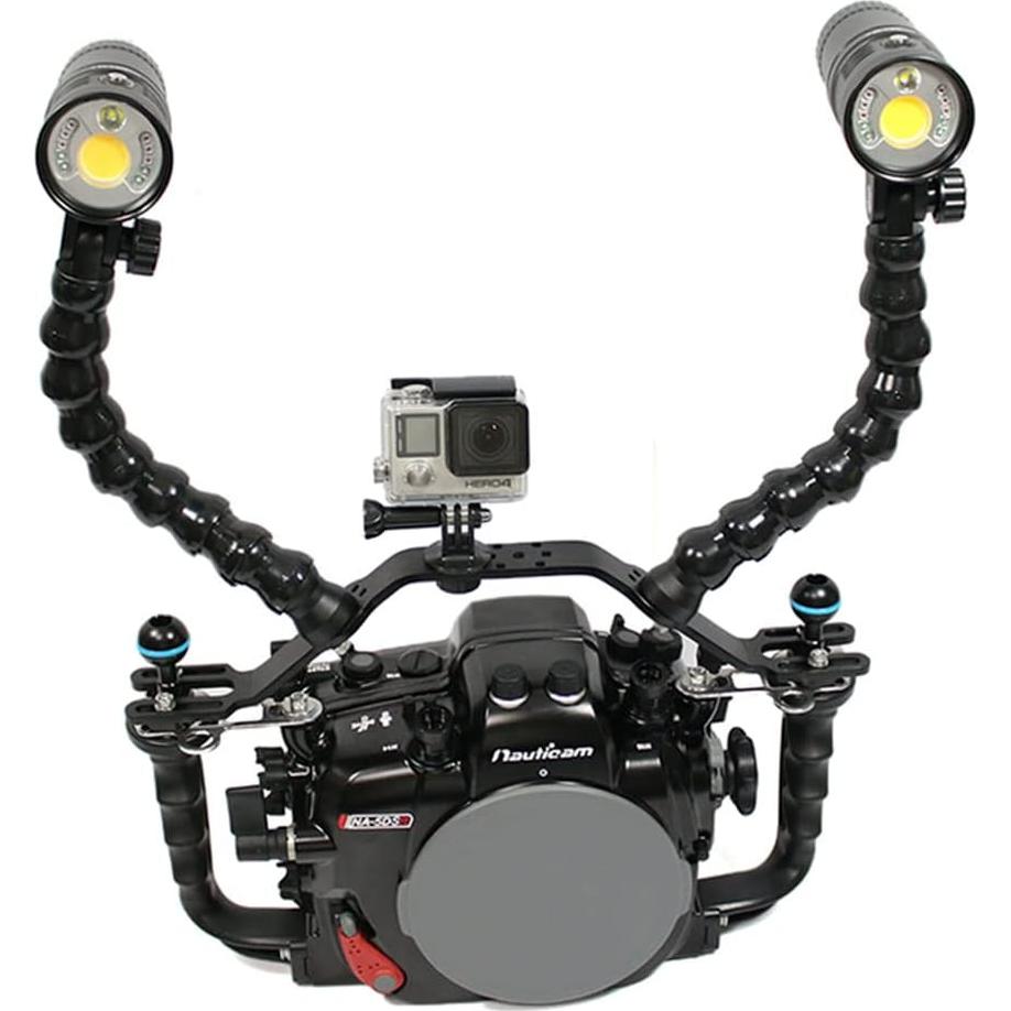 Carcasa Submarina Nitescuba NS10-H Aluminio con Montajes