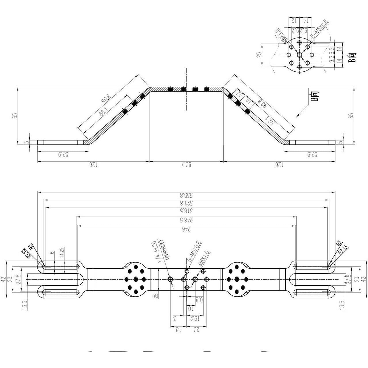 Carcasa Submarina Nitescuba NS10-H Aluminio con Montajes