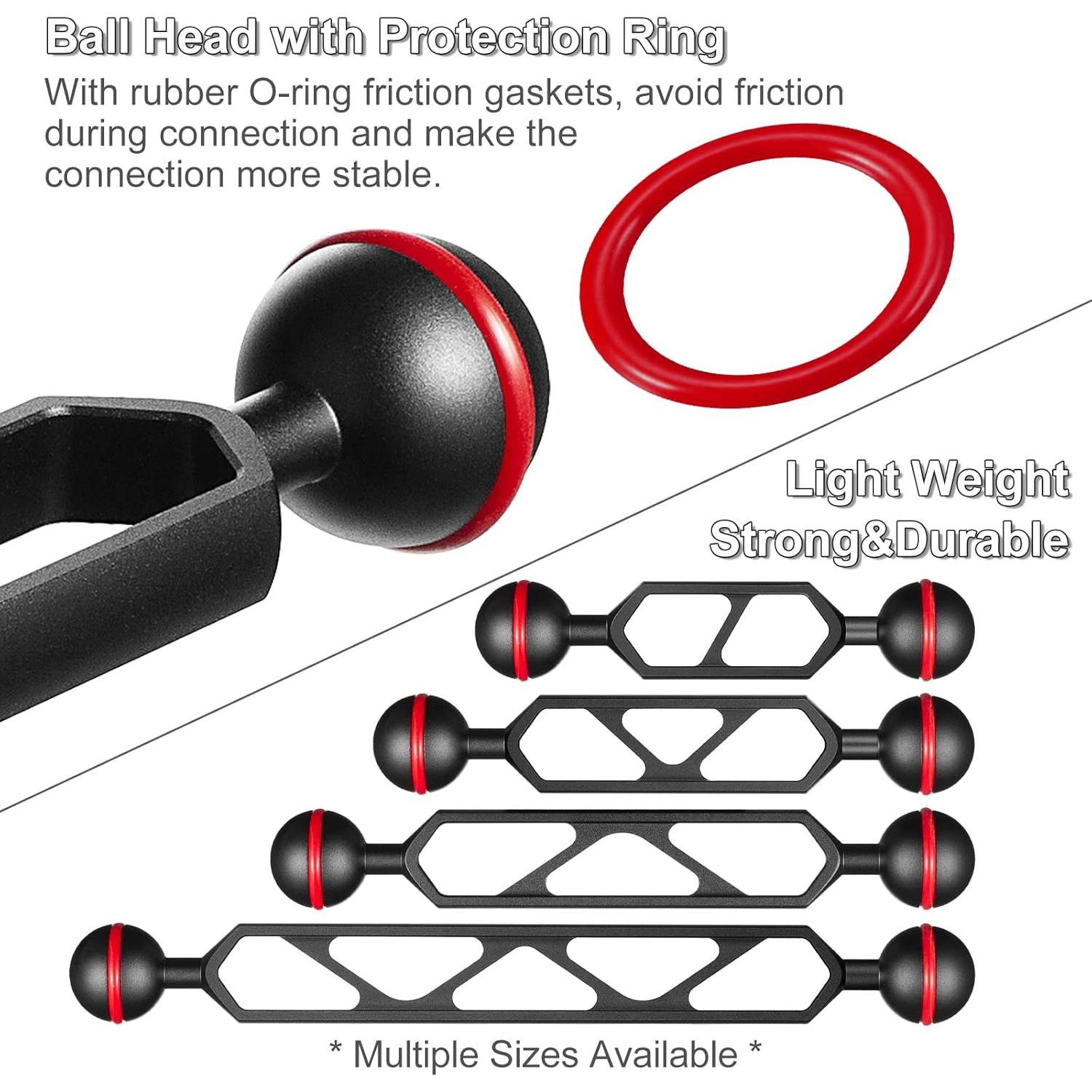 Brazo de Extensión Doble 20.3 cm MINIFOCUS para Luz Submarina