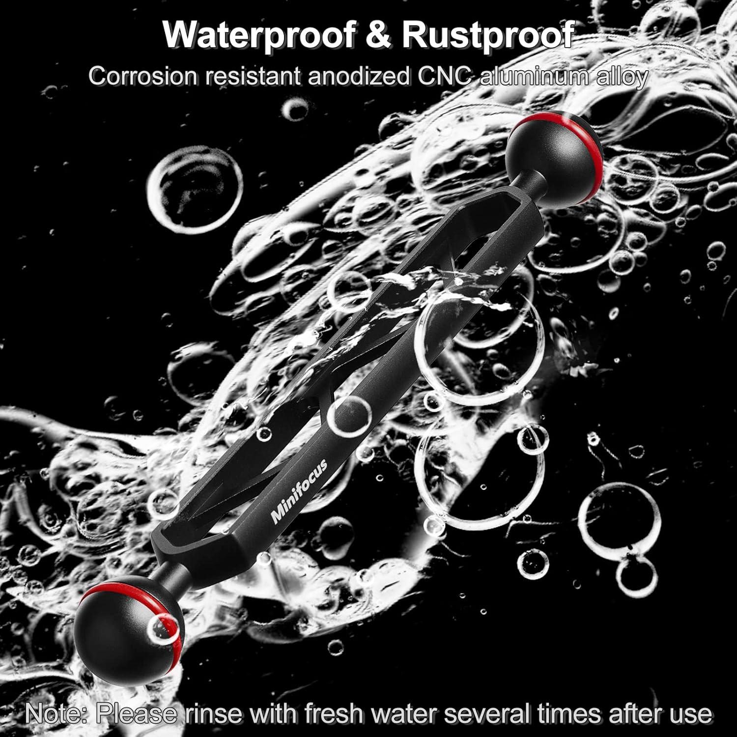 Brazo de Extensión Doble 20.3 cm MINIFOCUS para Luz Submarina