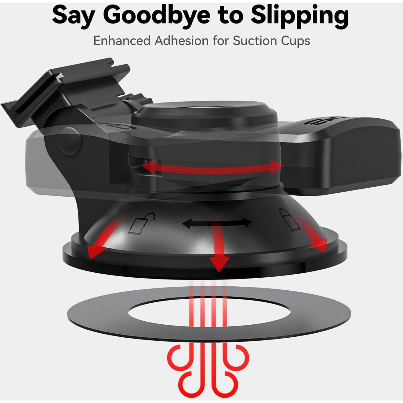 Pad Adhesivo Doble Cara Redtiger para Cámara de Salpicadero