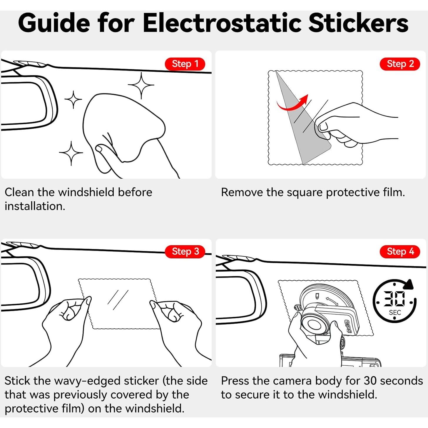 Pad Adhesivo Doble Cara Redtiger para Cámara de Salpicadero