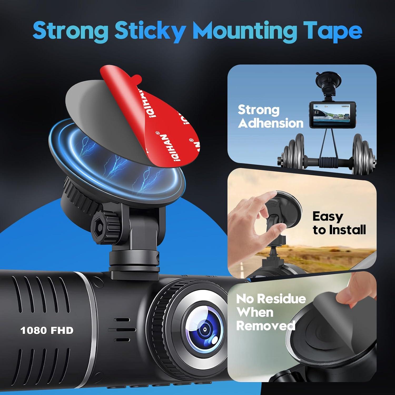 Almohadillas Adhesivas Doble Cara Pormkig 63mm para Dashcam - 5pcs