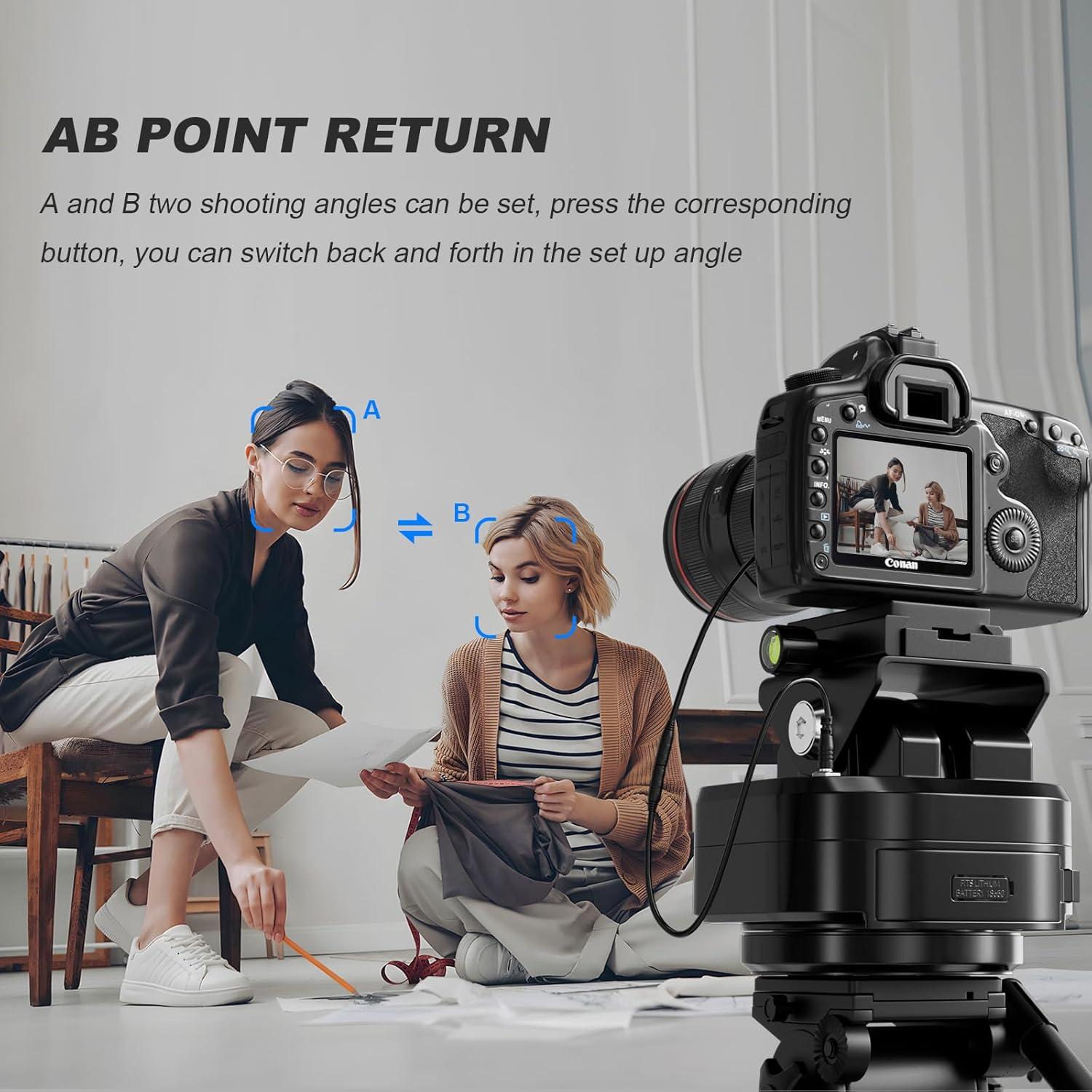 Cabezal motorizado panorámico Soonpho M7 para cámaras y smartphones