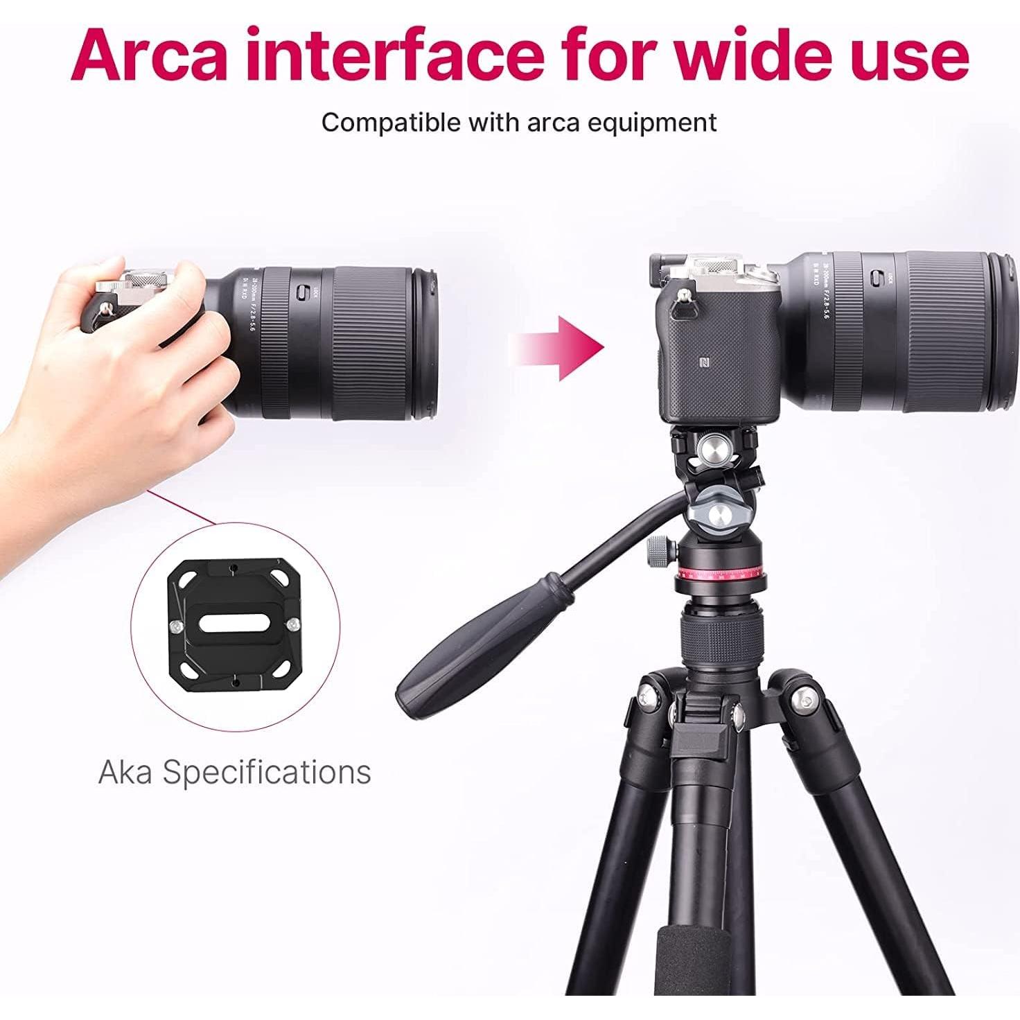 Cabezal de Video Fluido ULANZI U-190 para Trípode - Carga 3kg