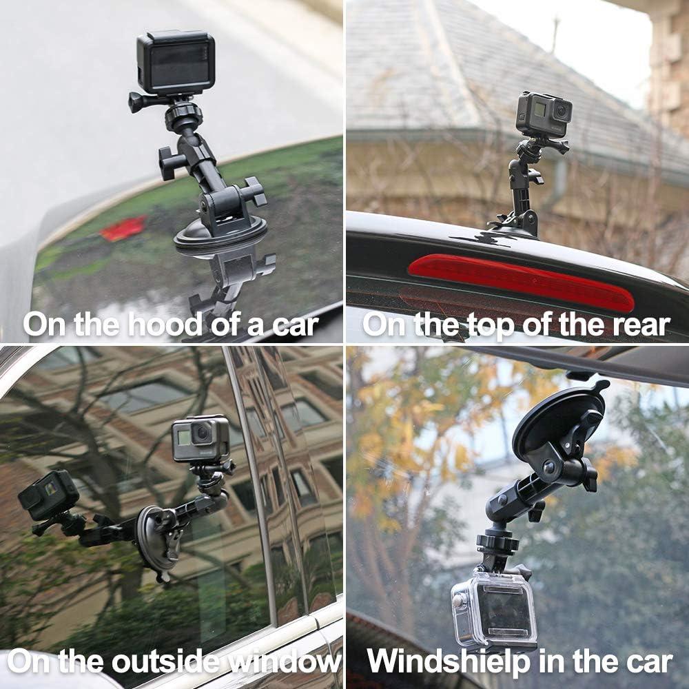 Soporte de cámara con ventosa SKEZN para coche y teléfono