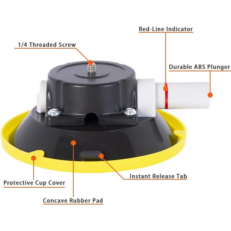 Soporte de Cámara con Ventosa IMT 11.4 cm 360° para DSLR