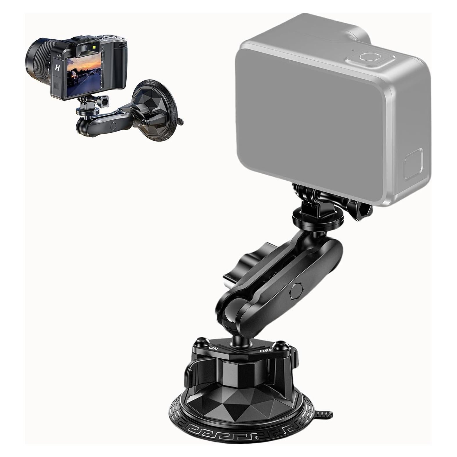 Soporte de Ventosa LOKTENWO con Brazo de Bola 1" y Bloqueo