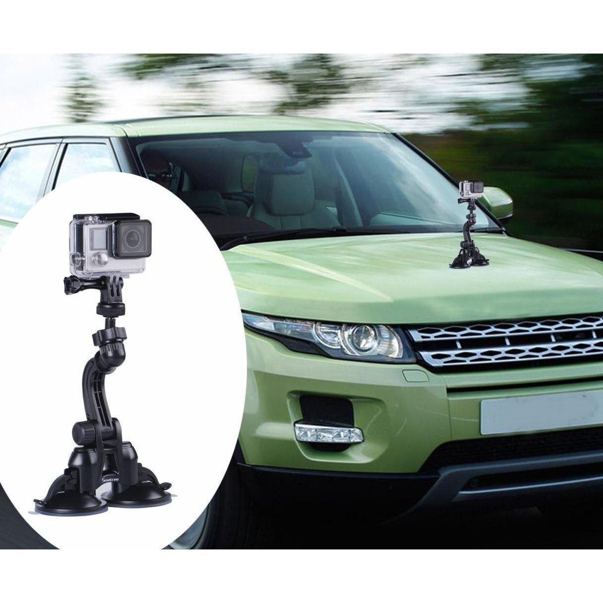 Soporte Doble Ventosa Smatree para Coche - Compatible con GoPro y DJI OSMO