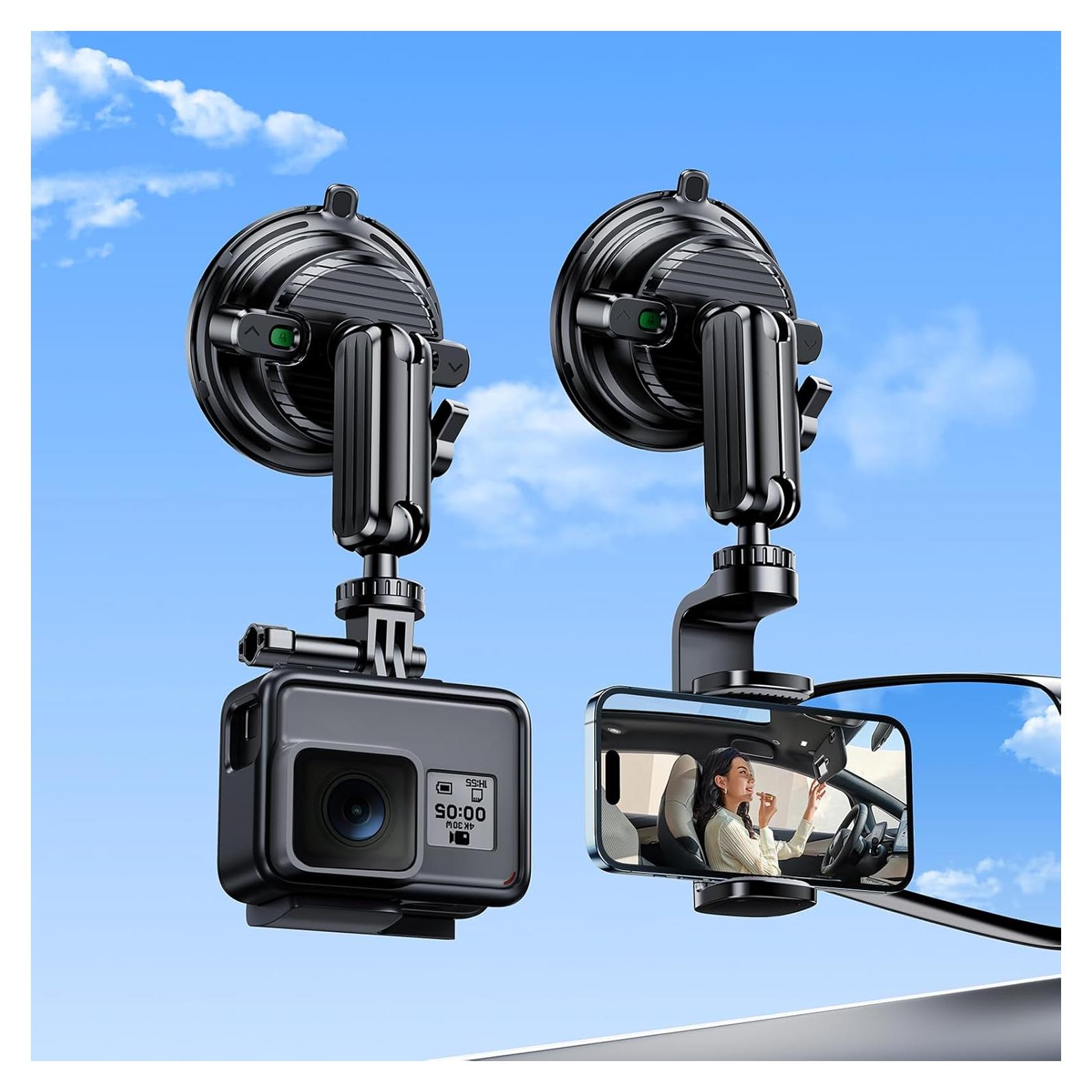 Soporte de Ventosa DICMKY para GoPro Hero 12/11/10/9 - Antivibración