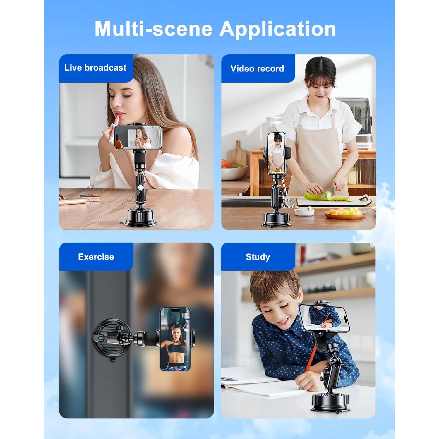 Soporte de Ventosa DICMKY para GoPro Hero 12/11/10/9 - Antivibración