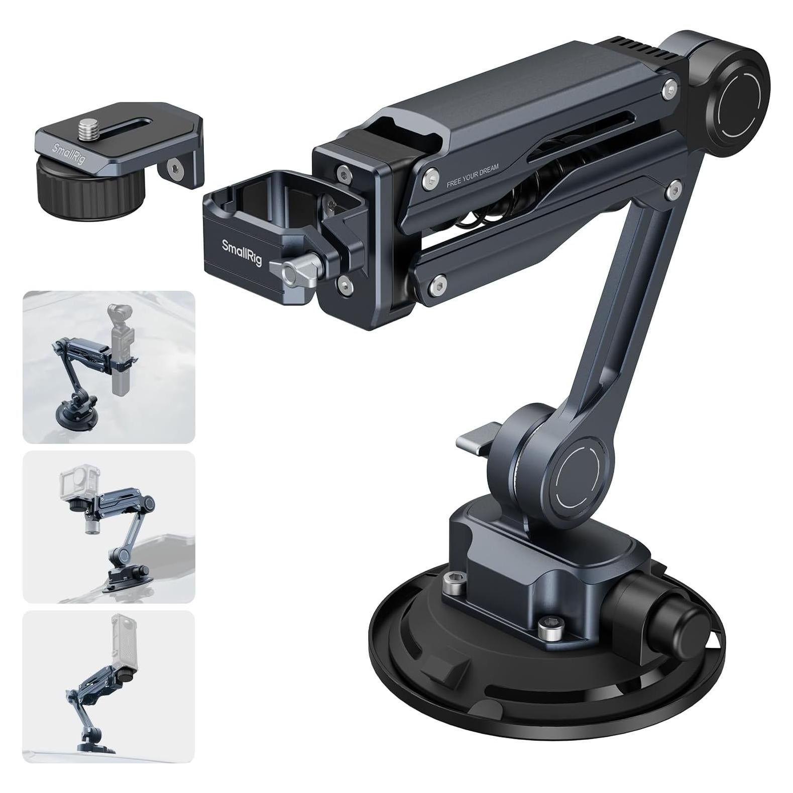 Amortiguador de Choque SmallRig 5123 con Ventosa 10.16 cm