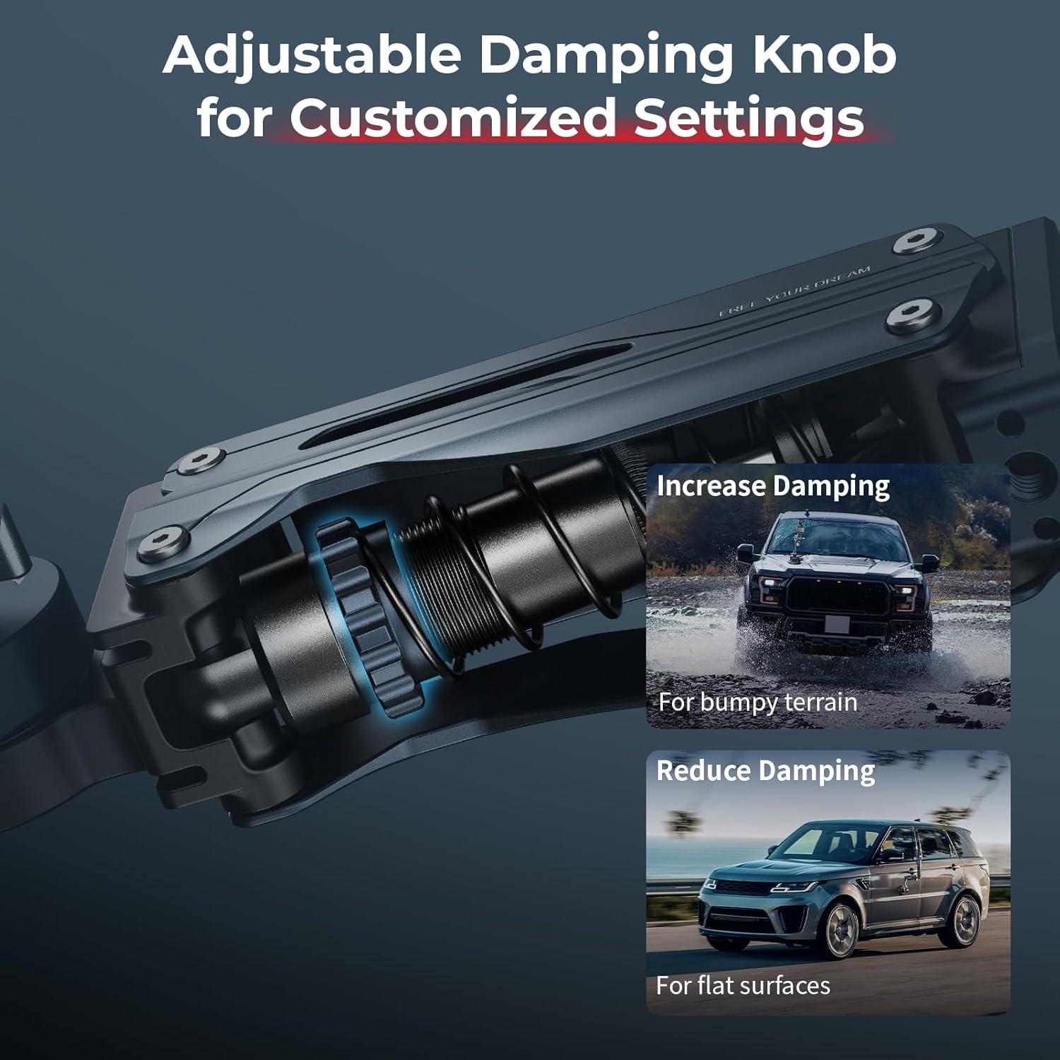 Amortiguador de Choque SmallRig 5123 con Ventosa 10.16 cm