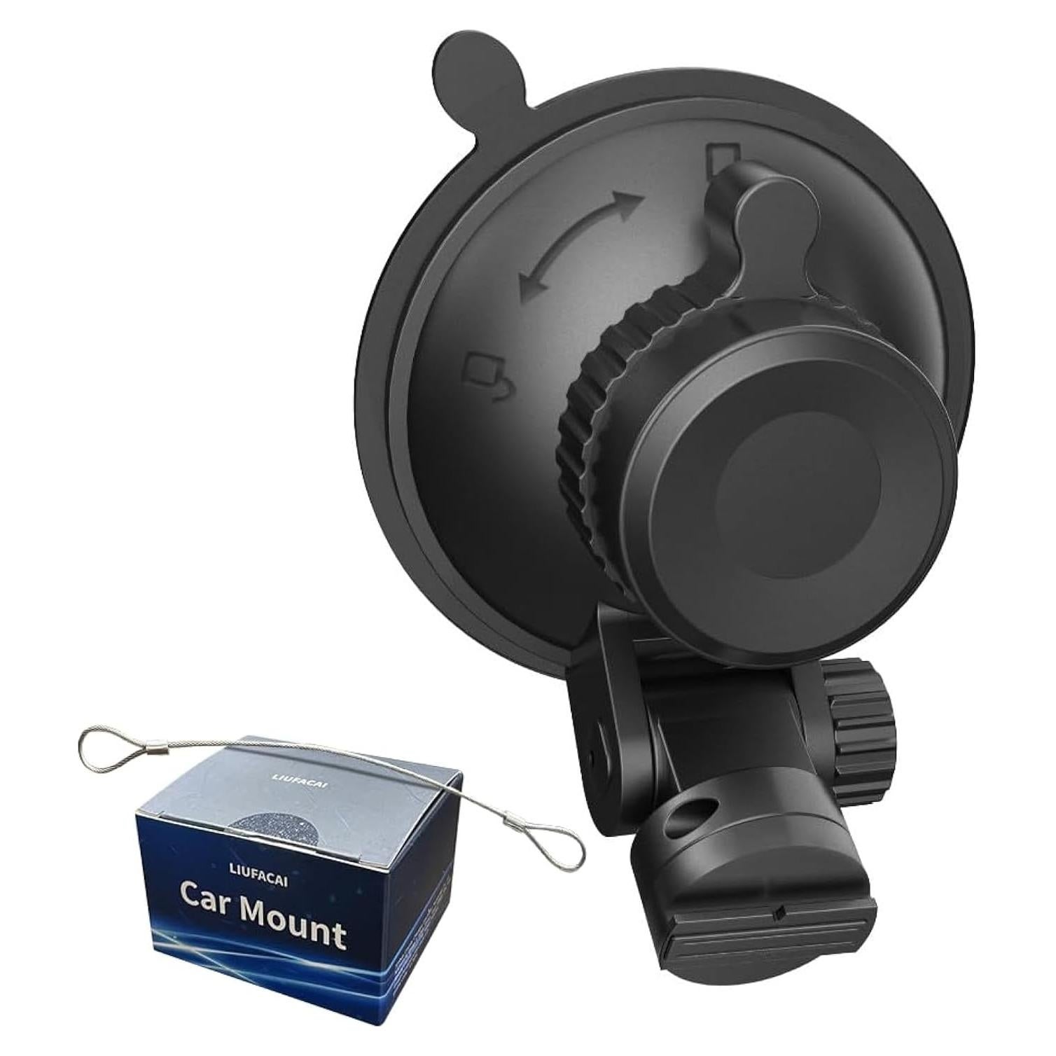 Soporte de Ventosa para Cámara de Tablero R2-4K - Negro