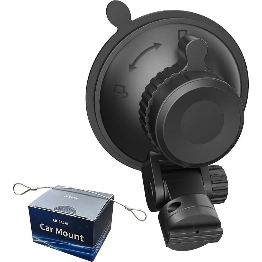 Soporte de Ventosa para Cámara de Tablero R2-4K - Negro