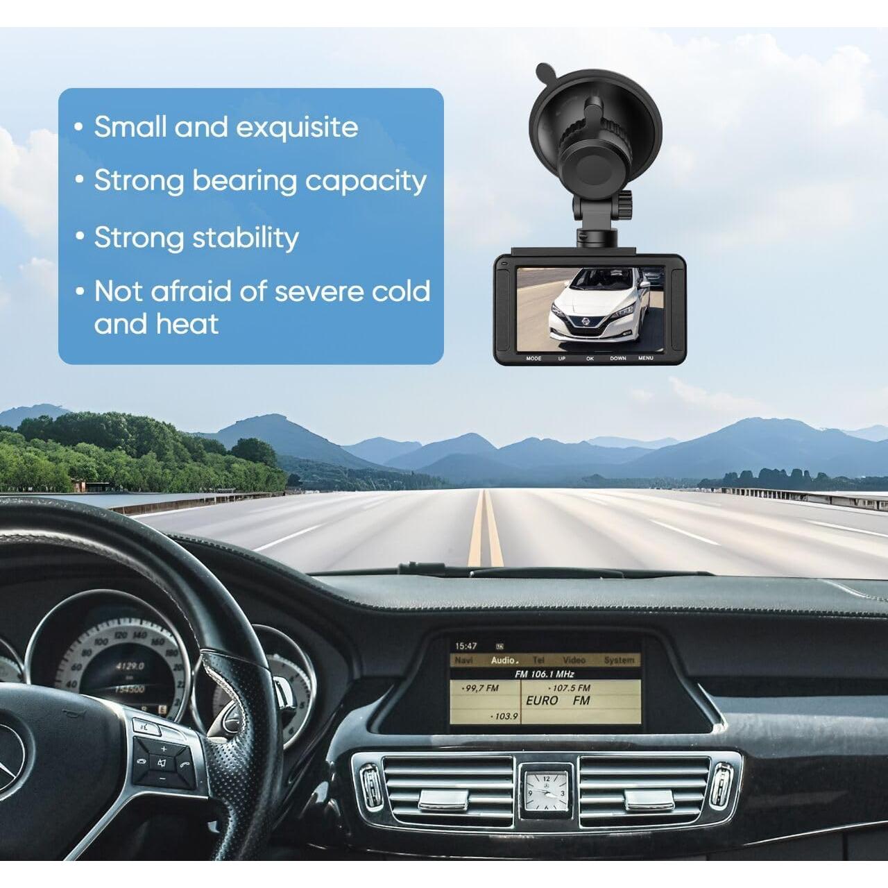 Soporte de Ventosa para Cámara de Tablero R2-4K - Negro