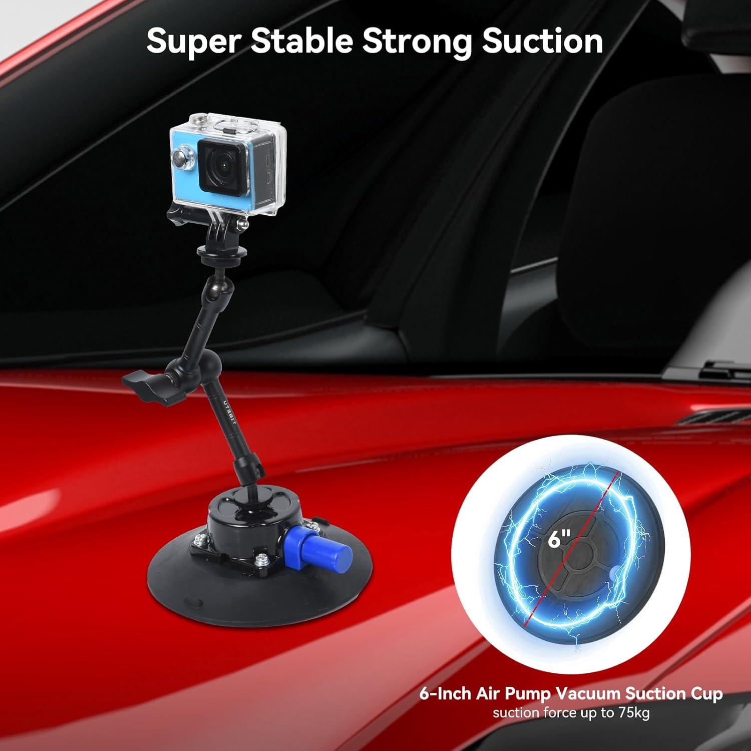 Soporte de Ventosa UTEBIT 15.2cm para Cámara y Teléfono