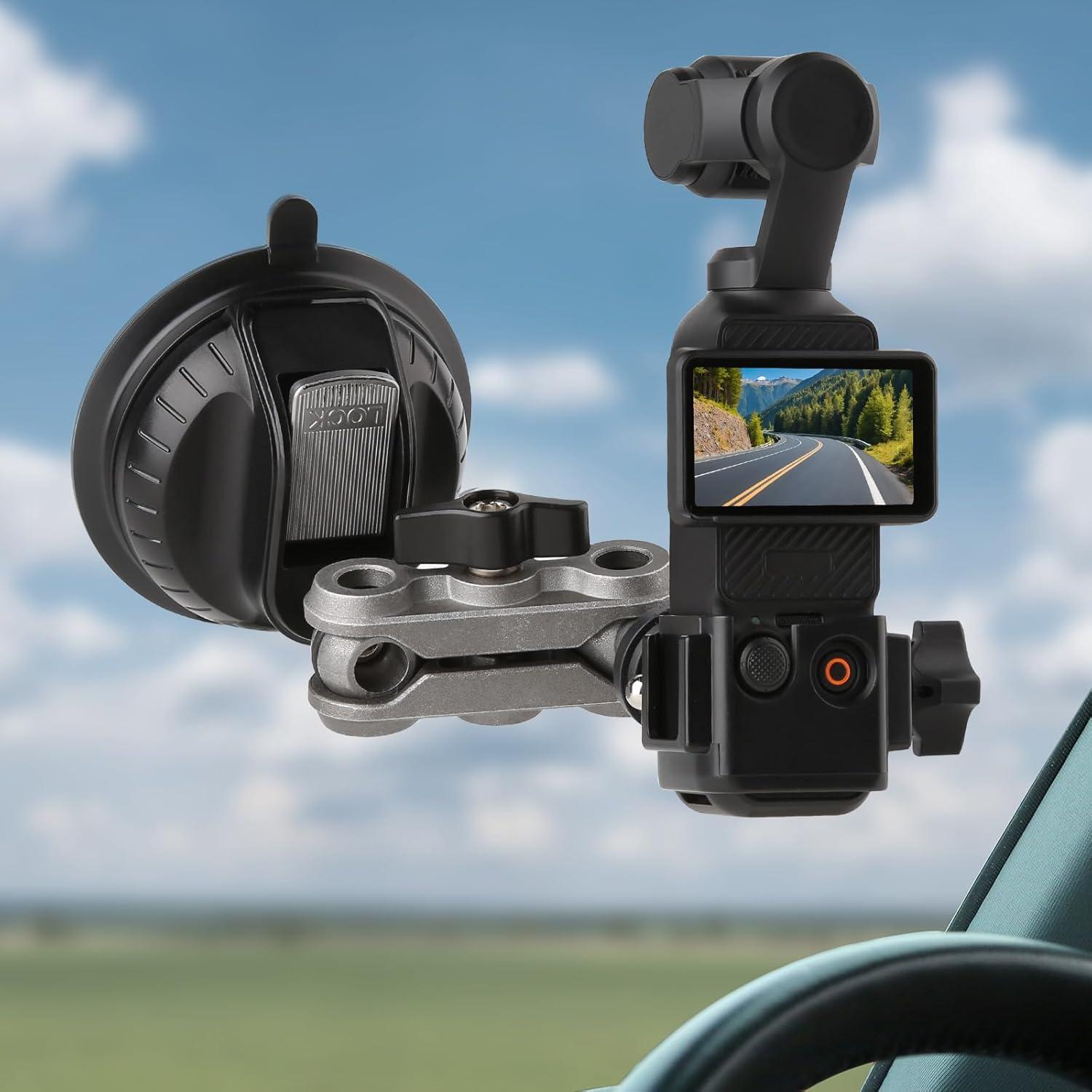 Soporte de Ventosa para Cámara Mippko Pocket 3 y GoPro