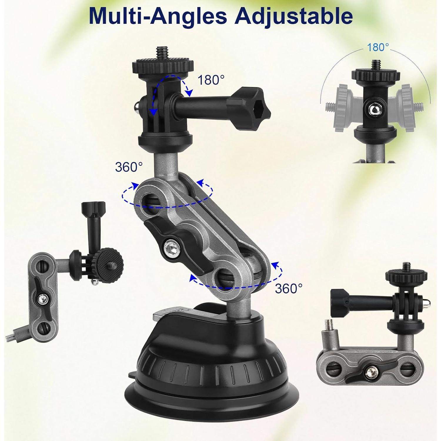 Soporte de Ventosa para Cámara Mippko Pocket 3 y GoPro