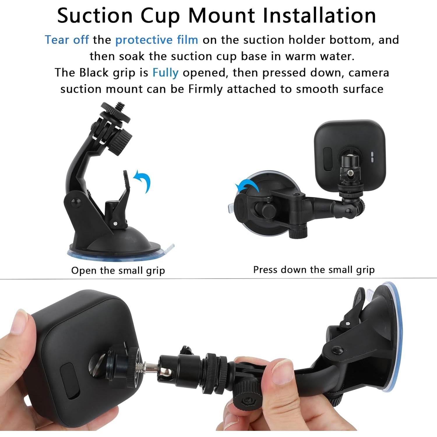 Soporte de Ventosa TEKCAM para Cámaras Blink - Paquete de 2