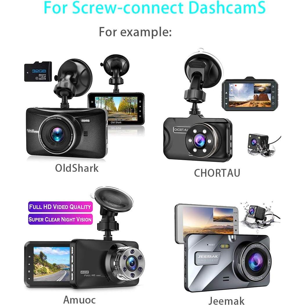 Soporte de Ventosa para Cámara de Tablero Glucrean 2 Piezas