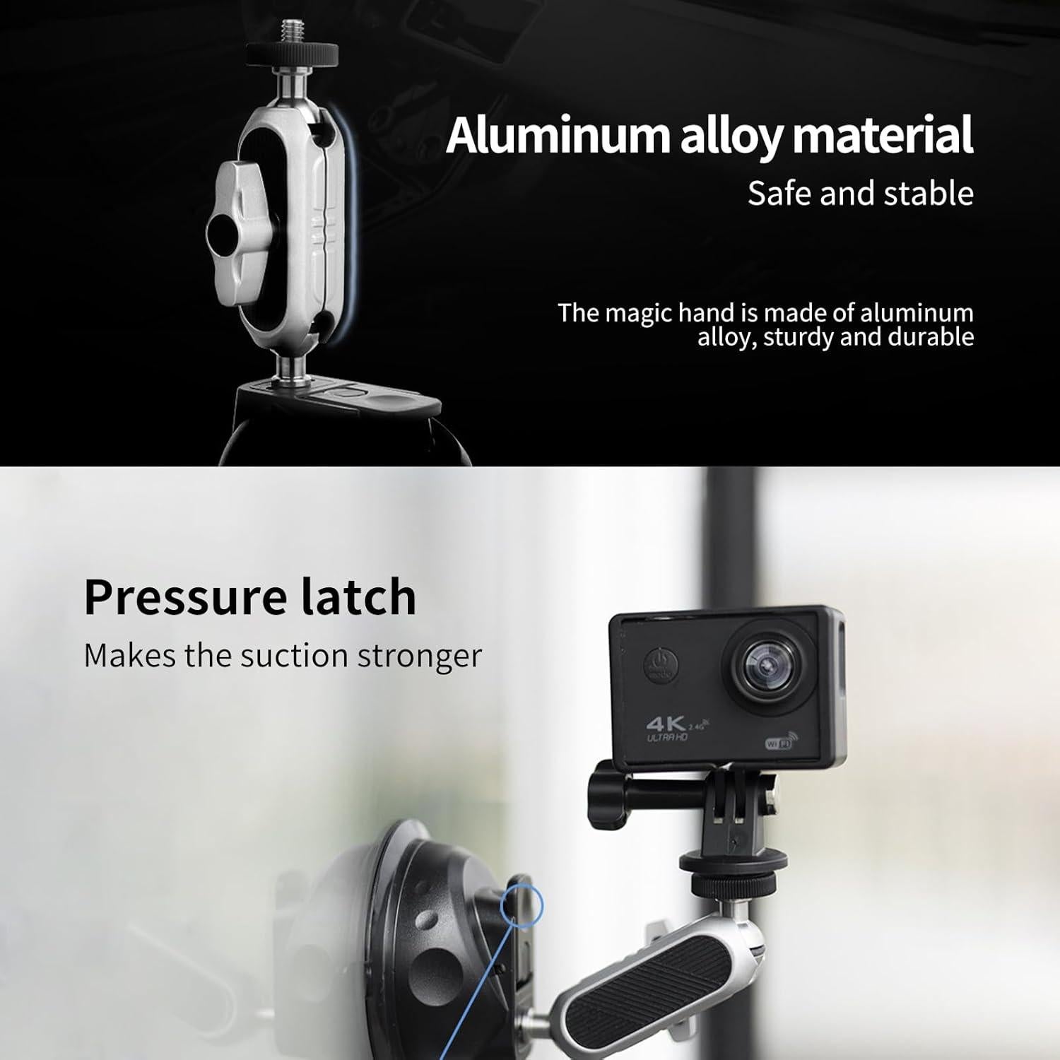 Soporte de Ventosa Universal Mechrig para Cámaras y Smartphones