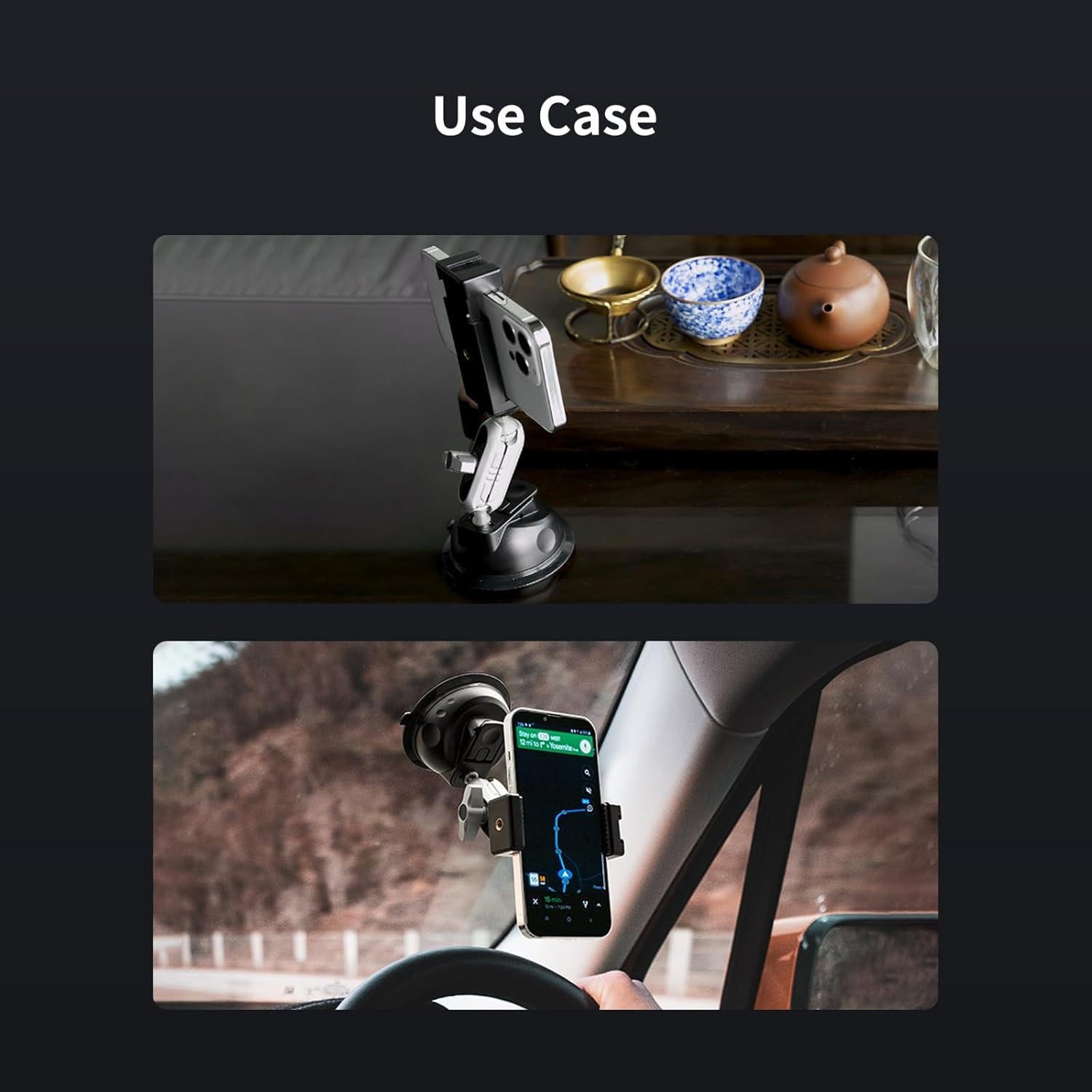 Soporte de Ventosa Universal Mechrig para Cámaras y Smartphones