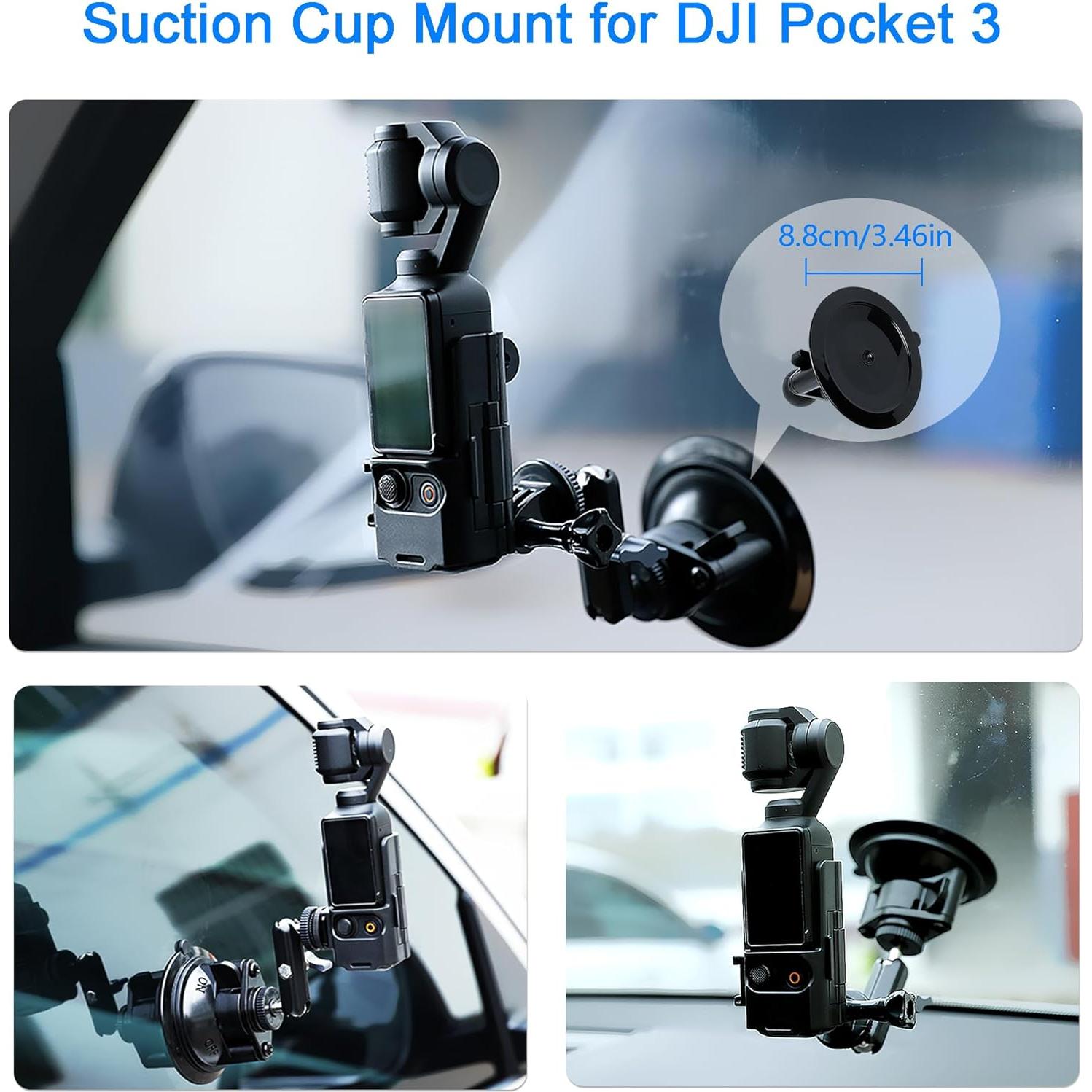 Kit Soporte Ventosa y Magnético DJI Pocket 3 - OP-11