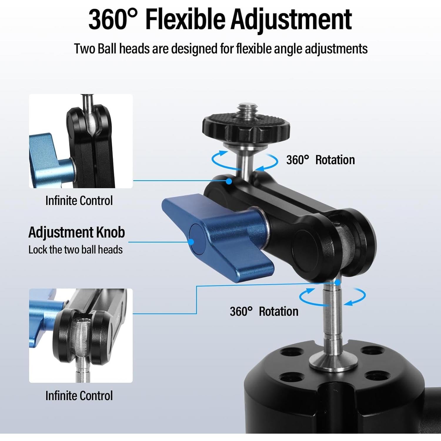 Soporte de Ventosa SIRUI MA-SC para Cámara y Teléfono 1.5kg