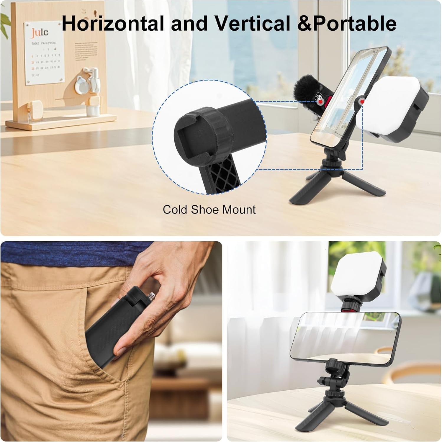 Kit de Montaje de Ventosa Mechrig con Mini Trípode y Soporte