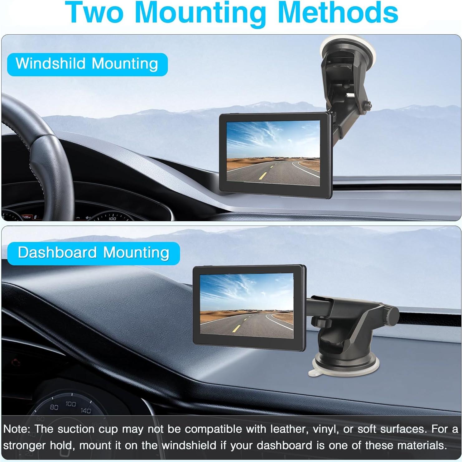 Soporte de Monitor de Cámara de Respaldo Liaochengshi 360°