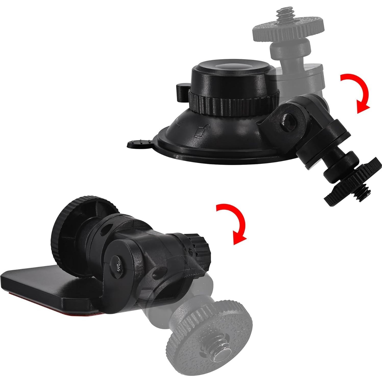 Soporte de Ventosa para Cámara iSaddle con Tornillo 1/4" y M4