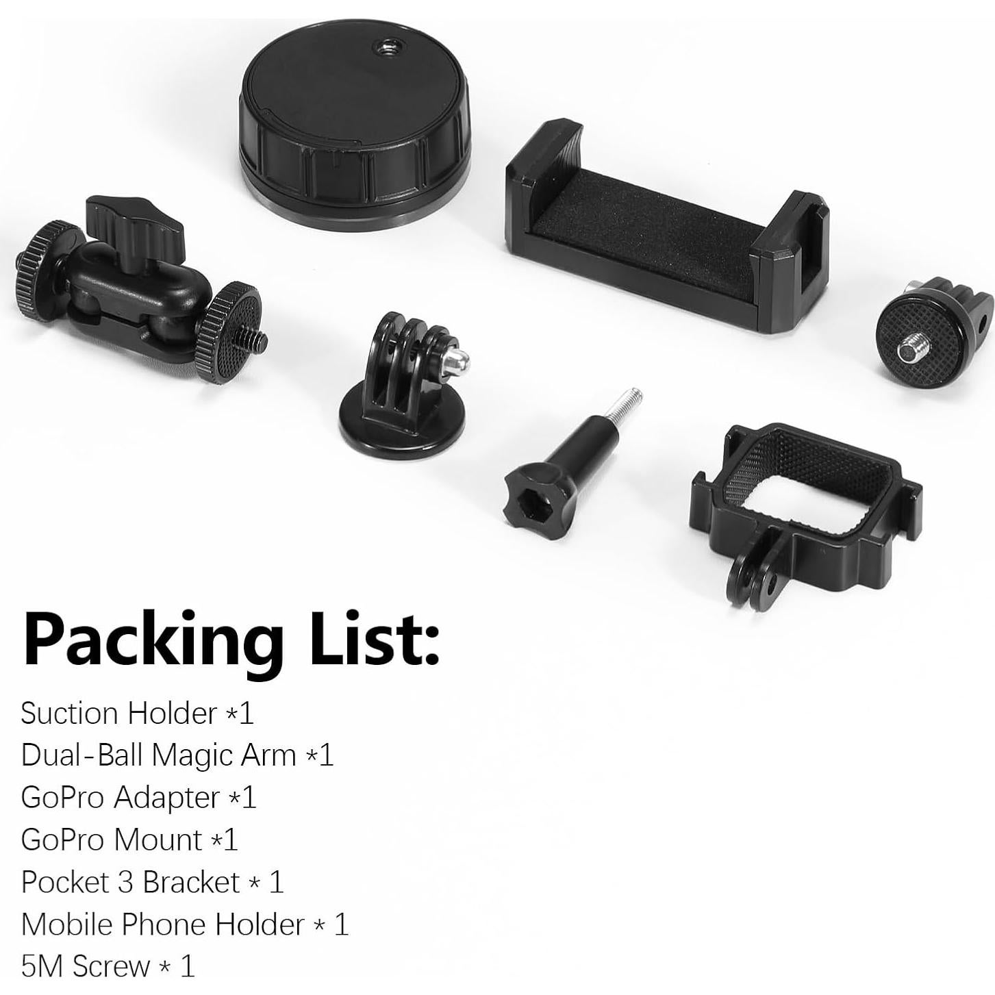 Soporte de Ventosa para DJI OSMO Pocket 3 - Accesorios de Cámara