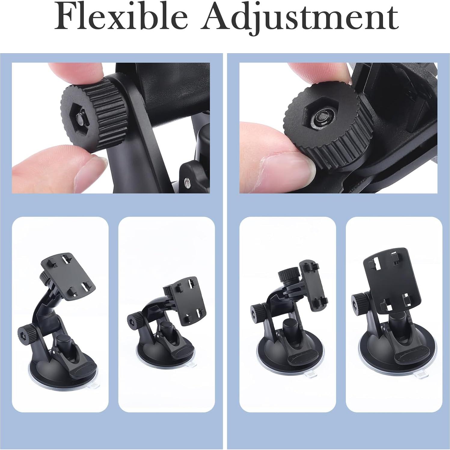 Soporte de Cámara de Coche YGDMD Ajustable 180° para GPS 4.3" y 5"