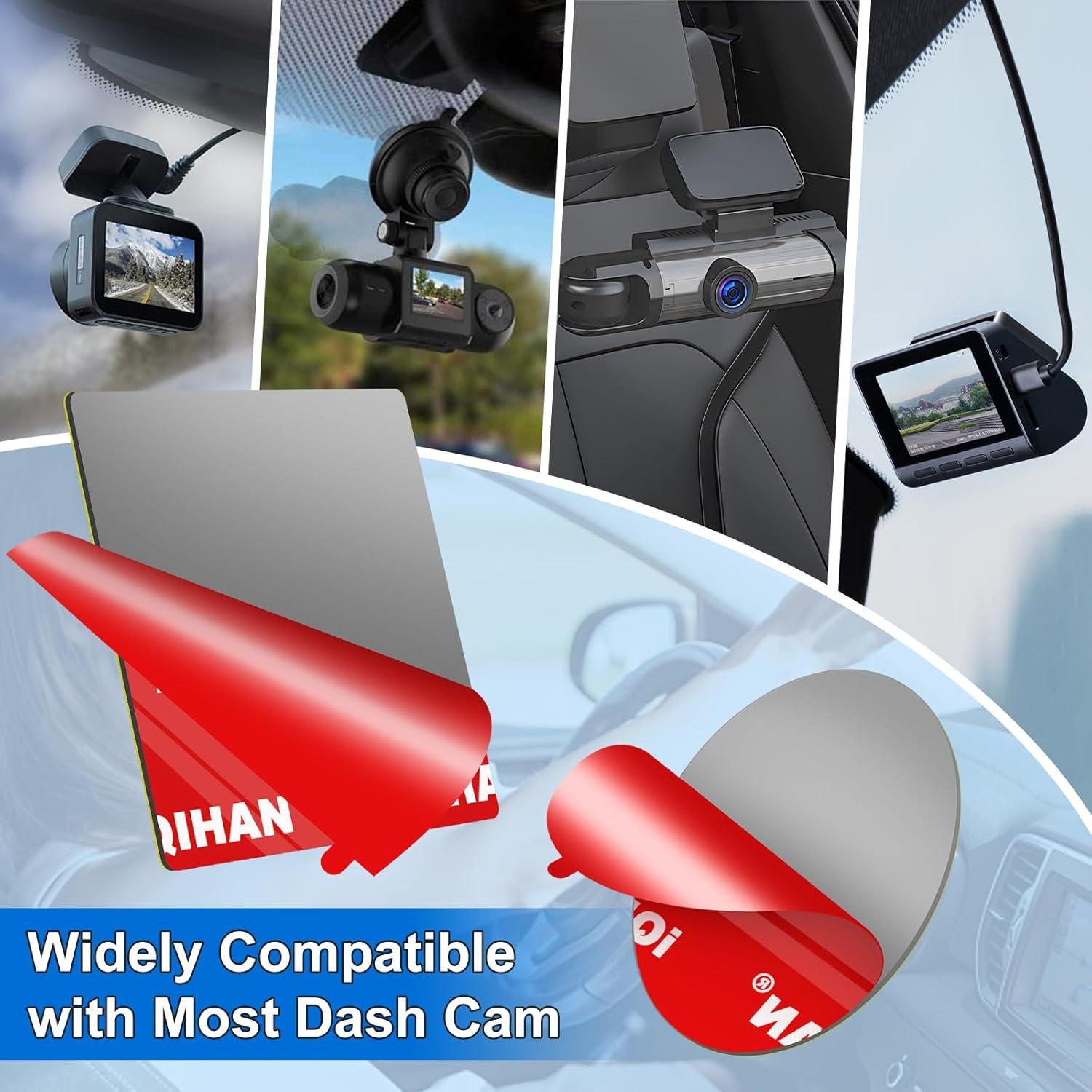 4 Almohadillas Adhesivas Doble Cara Pormkig para Cámara de Tablero