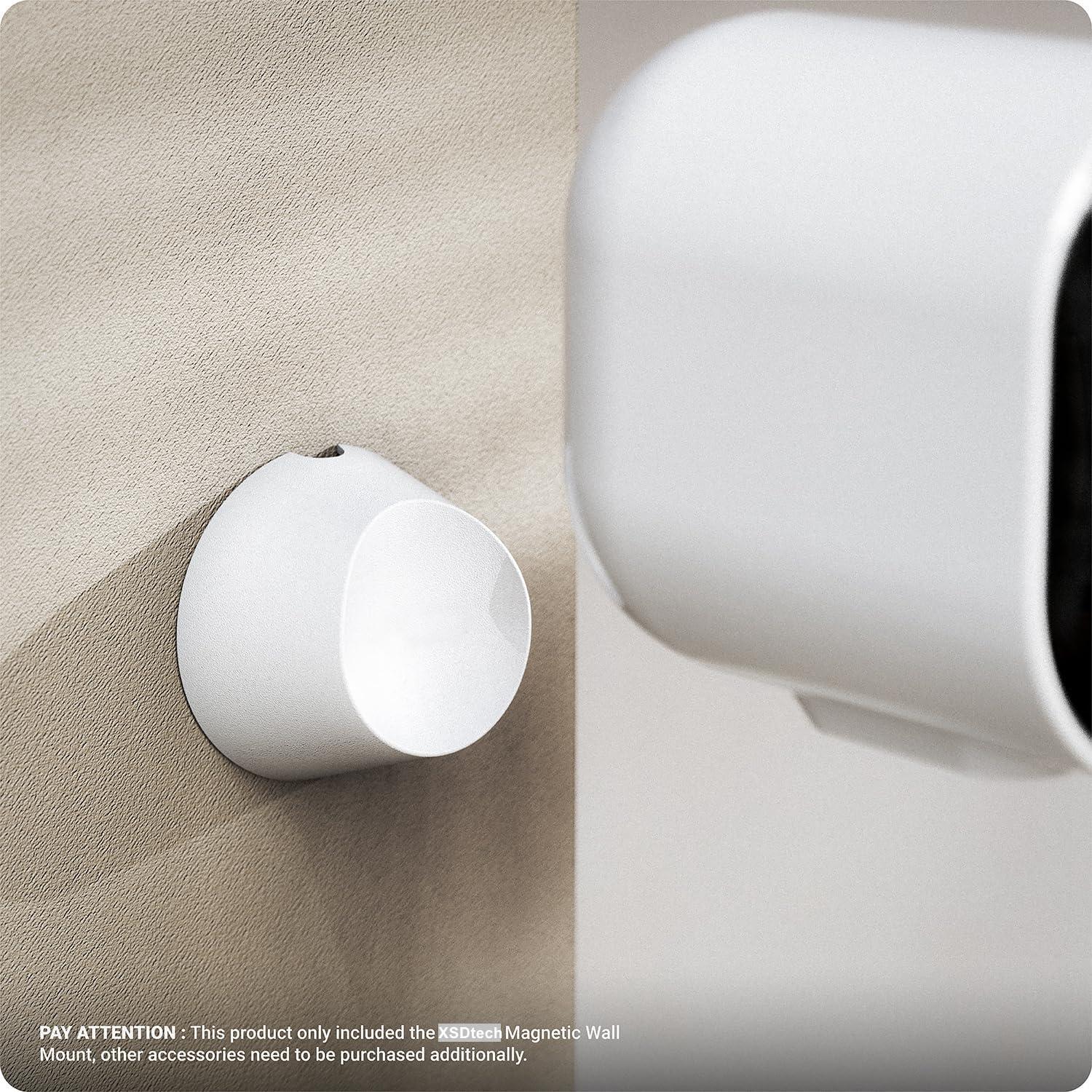 Soportes Magnéticos de Pared XSDtech para Cámaras Arlo Pro 5S 2K, Pro 4, Pro 3, Ultra 2 - 2 Paquete