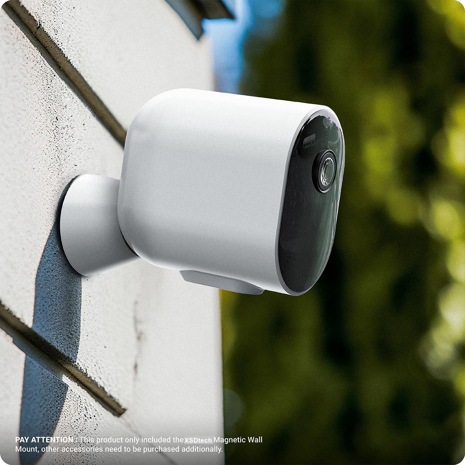 Soportes Magnéticos de Pared XSDtech para Cámaras Arlo Pro 5S 2K, Pro 4, Pro 3, Ultra 2 - 2 Paquete