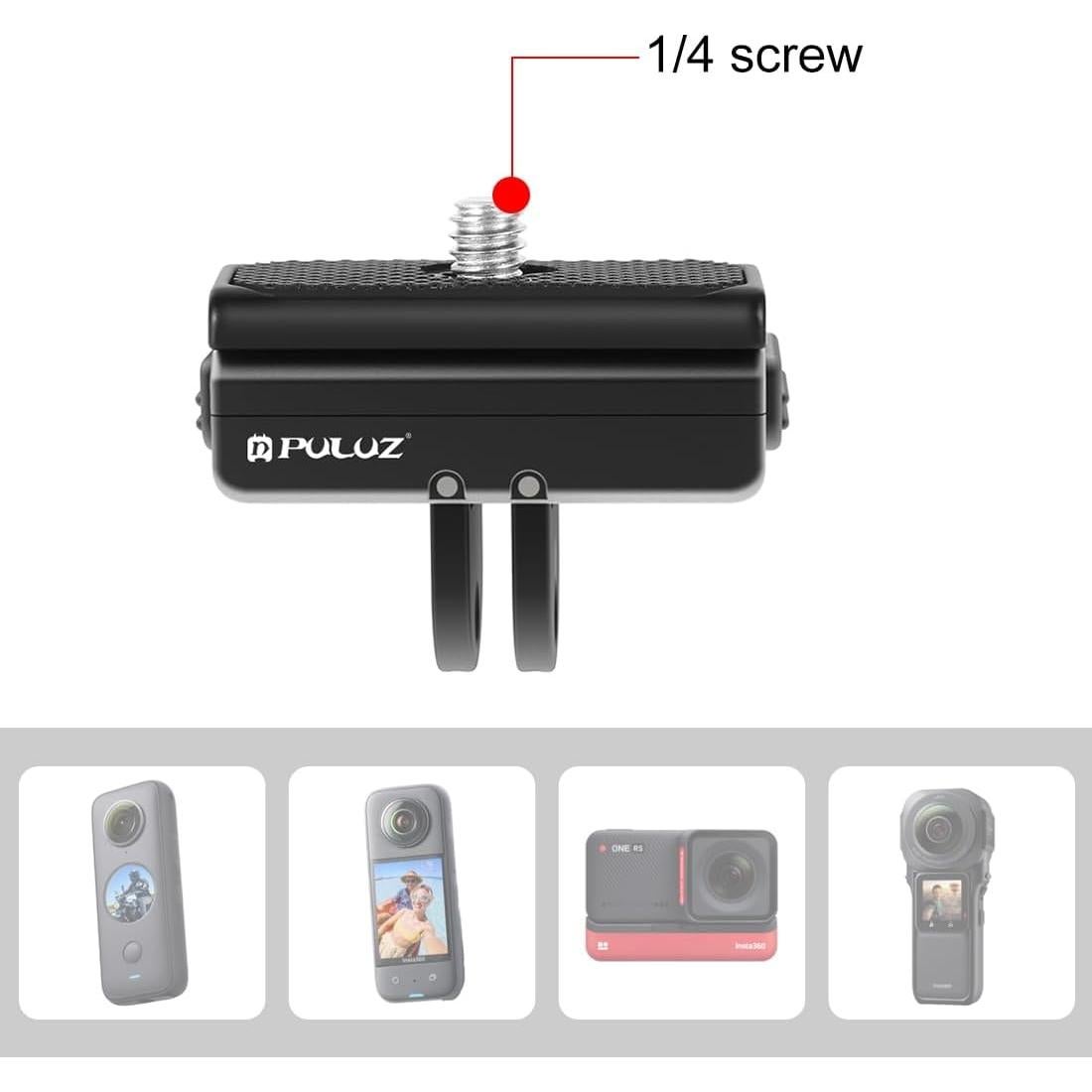 Montaje Rápido PULUZ para Insta360 Ace Pro - Adaptador Magnético