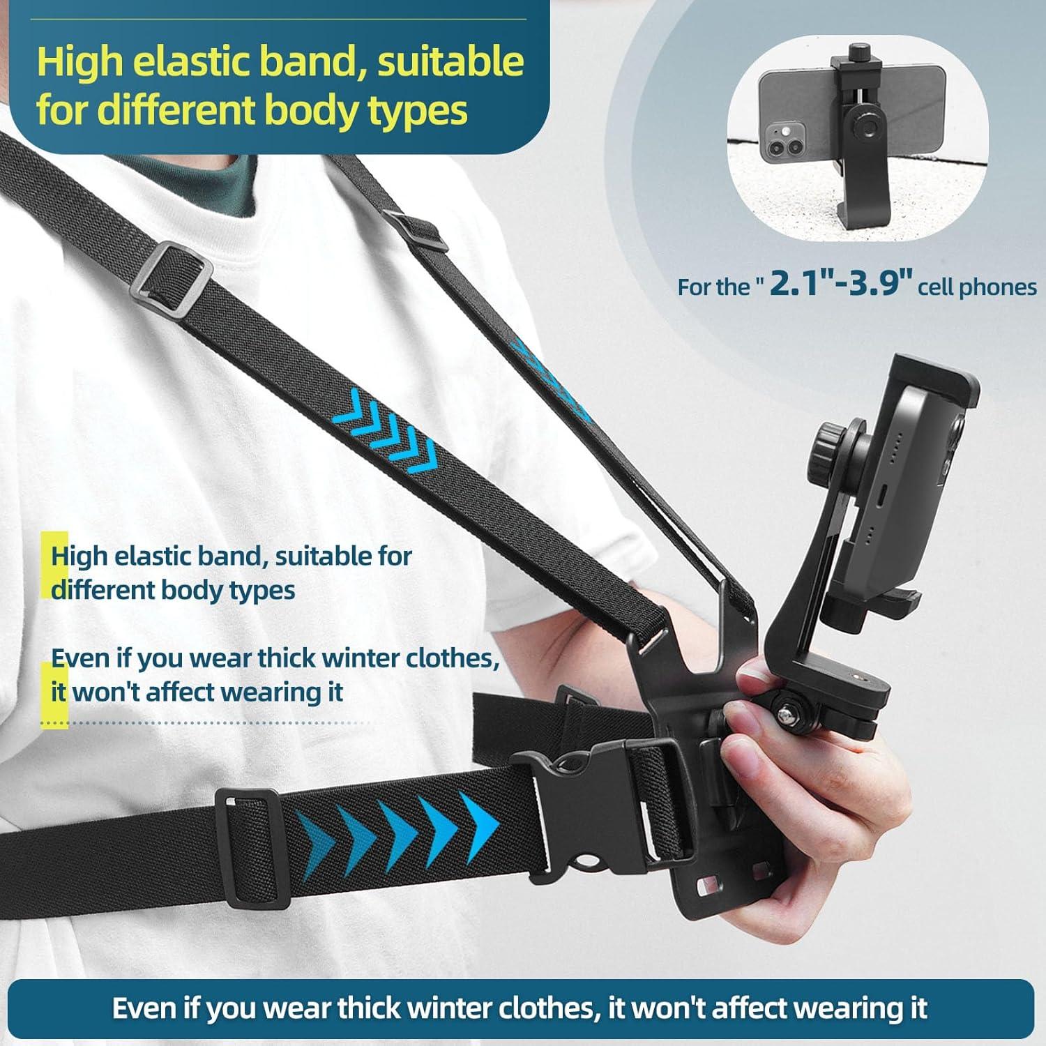 Soporte de Correa para Pecho Nawjew para Teléfono Móvil