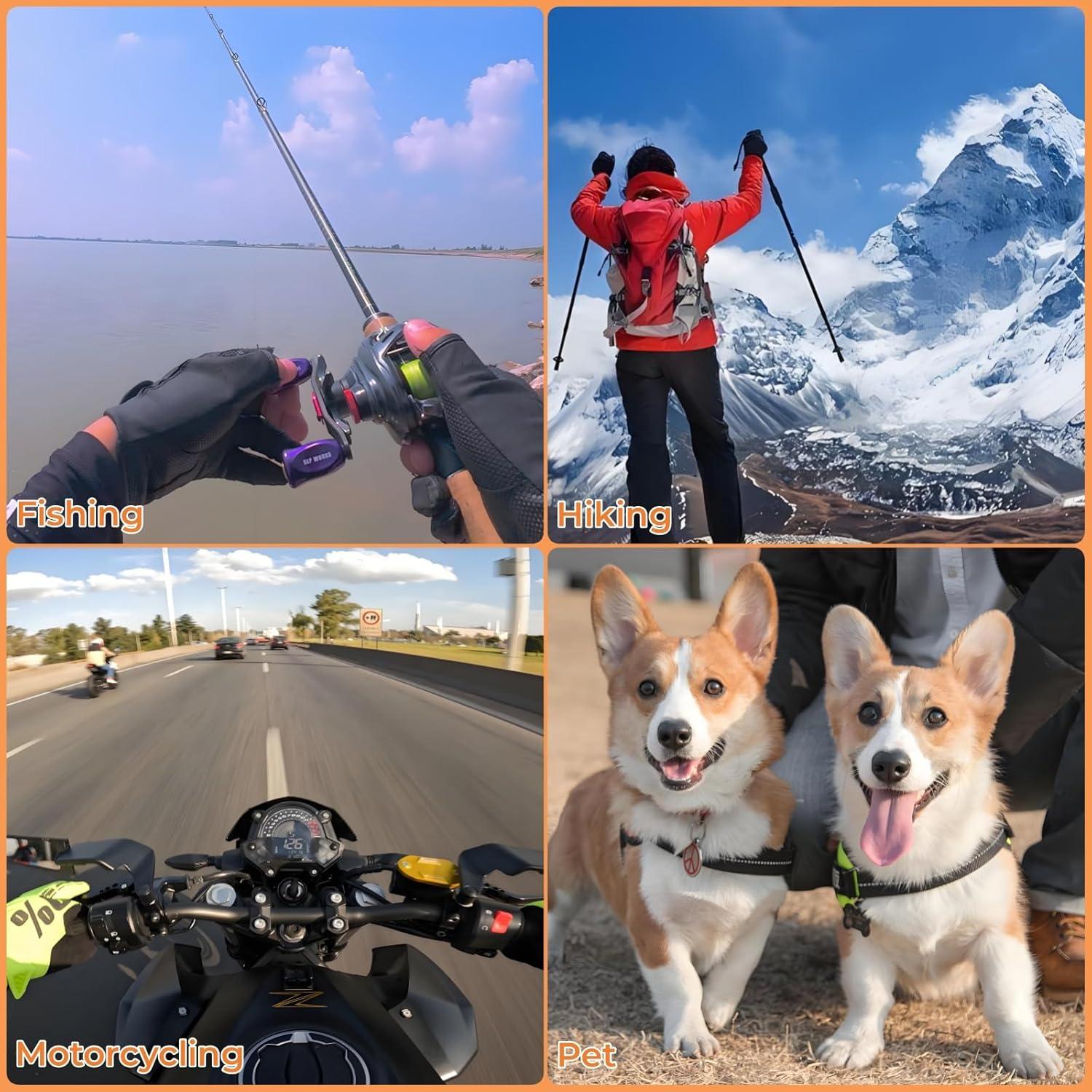 Kit de Soporte para VLOG y POV KUANVE - Arnés Pecho y Cabeza