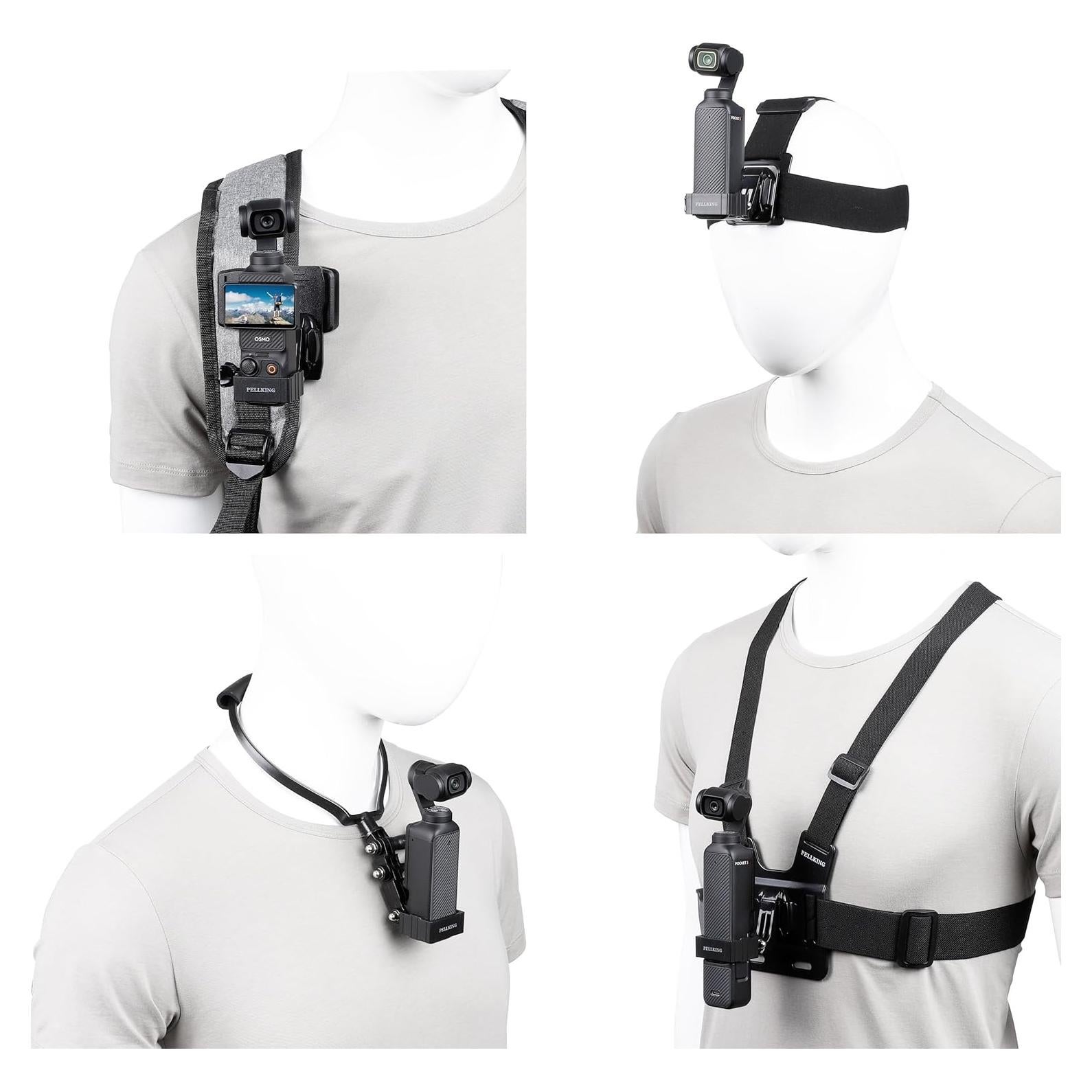 Kit de Accesorios Pellking 4 en 1 para DJI Osmo Pocket 3