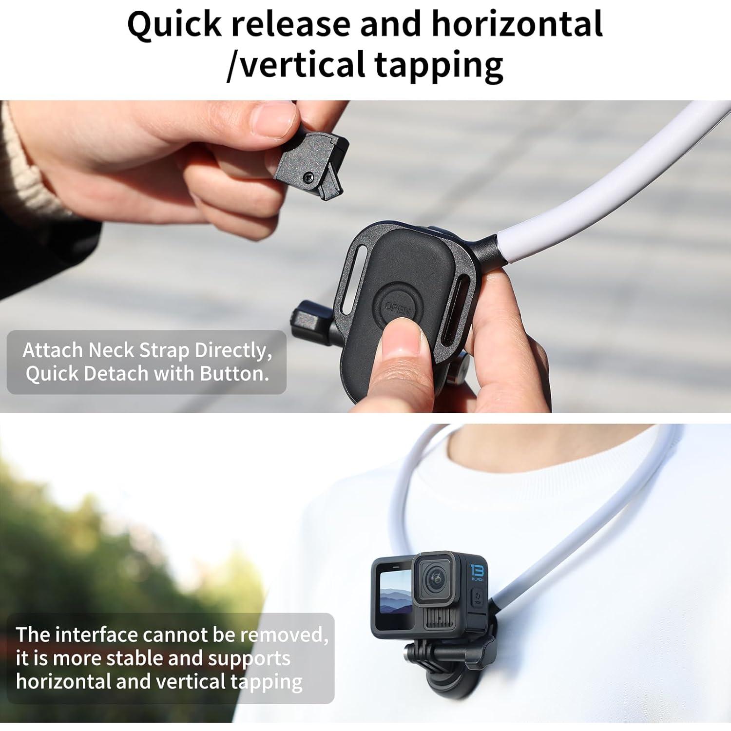 Soporte de Cuello VRIG AC-01 SE para Cámara de Acción