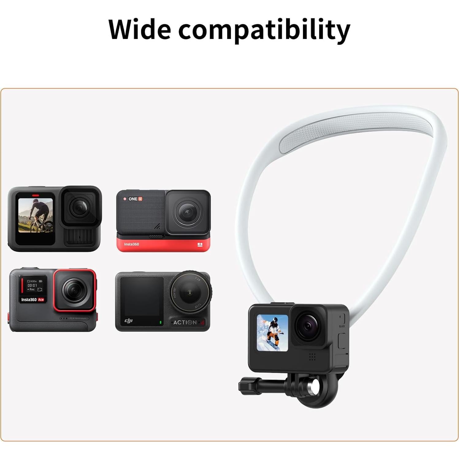 Soporte de Cuello VRIG AC-01 SE para Cámara de Acción