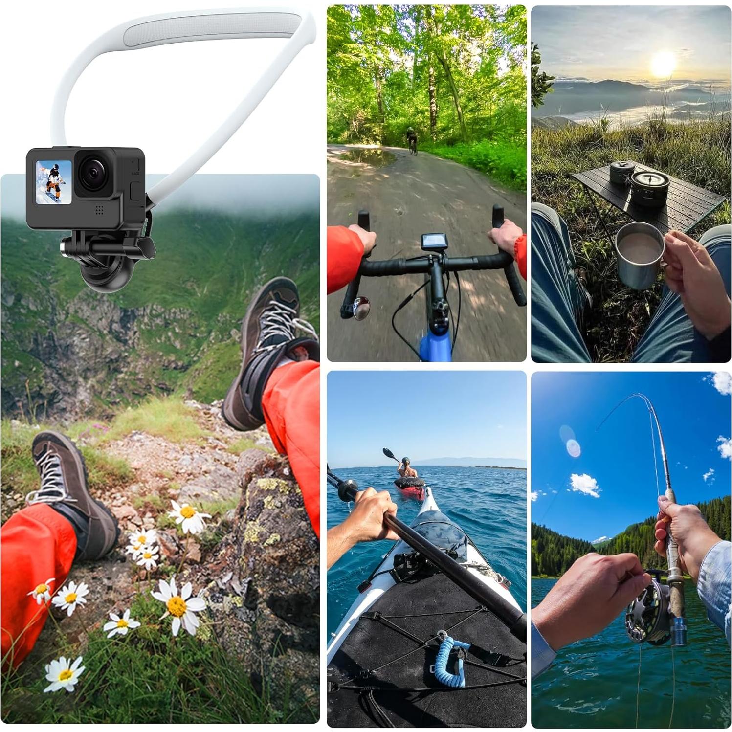 Soporte de Cuello VRIG AC-01 SE para Cámara de Acción